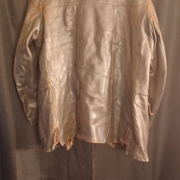 Vintage 70s Suedebane Genuine sheepskin lined Leather Marlboro Jacket XL RARE - Picture 6 of 11